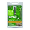 Spax Wood Screw, 4 in, Washer Head Torx Drive, 12 PK 45818208010043